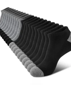 10 pares de calcetines cortos transpirables de alta calidad para correr, fitness y deportes para hombre para primavera, verano y aire libre