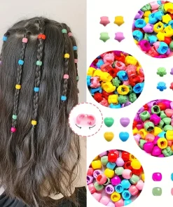 100 pinzas de pelo pequeñas de colores para niña