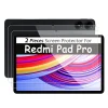 2 Protectores de pantalla antirayaduras HD de vidrio templado