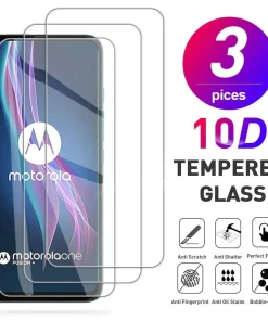 3 Protectores de pantalla cristal templado para Motorola