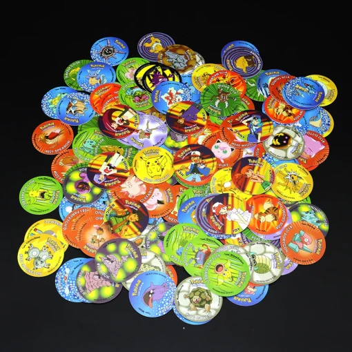 30 pzs Pokémon Tazos 1ª2ª Ed