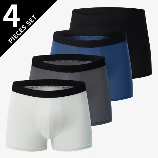 4 Paquetes Ropa Interior Bóxer Sólida EUAmérica