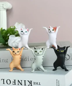 5 Figuras Bailarinas de Gatos