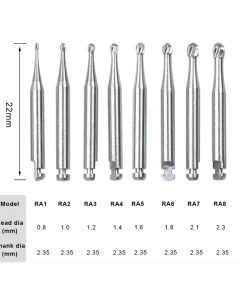 5 Piezascaja Brocas de carburo de tungsteno dentales