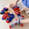 5 pares Calcetines Spiderman para niños