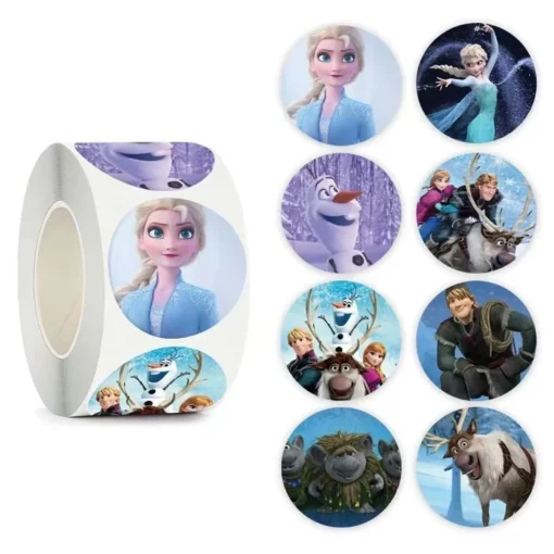 500 PCS Pegatinas Frozen