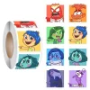 500pcs Inside Out 2, pegatinas de rollo