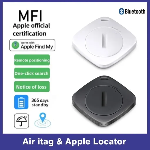 Air Tag inteligente GPS Mini rastreador inteligente Bluetooth Air Tag localizador de niños mascota coche rastreador perdido para el sistema IOS de Apple encuentra mi APLICACIÓN