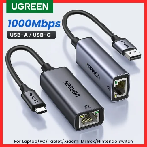 Adaptador Ethernet USB UGREEN