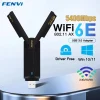 Adaptador FENVI AX5400 WiFi 6E USB