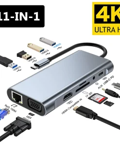 Adaptador USB C a HDMI 3.0, concentrador USB C