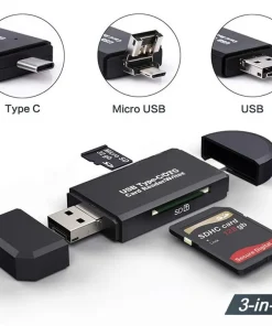 Adaptador USB Tipo C 3 en 1