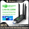 Adaptador USB WiFi 1200 Mbps