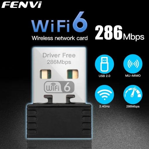 Adaptador WIFI 6 Fenvi AX286