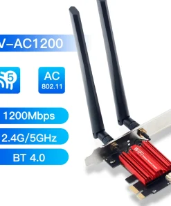 Adaptador WiFi PCIE WiFi 5 AC1200