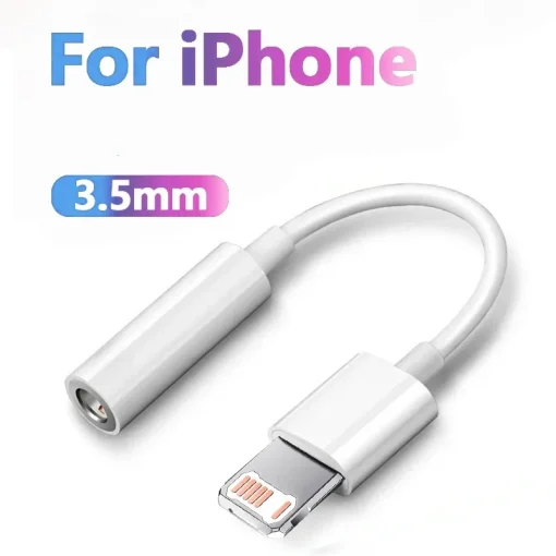 Adaptador de audífonos original para iPhone