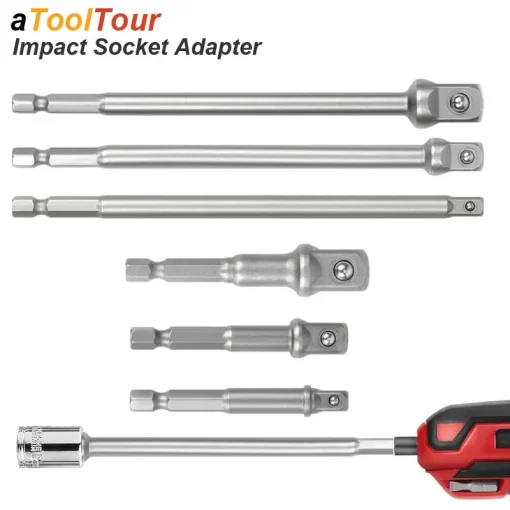 Adaptador de vástago hexagonal para destornillador