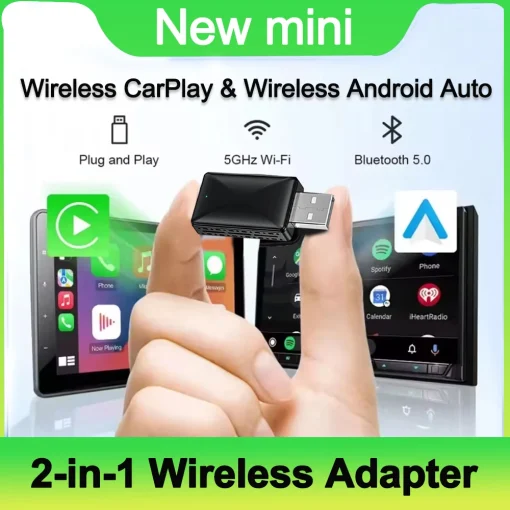 Adaptador inalámbrico Android Auto CarPlay