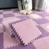 Alfombra de juego infantil suave de felpa para gateo en invierno, baldosas de espuma entrelazadas para sala de niños y sala de estar， 30x30cm