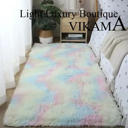 Alfombra de lana y seda VIKAMA 40 x 60 cm