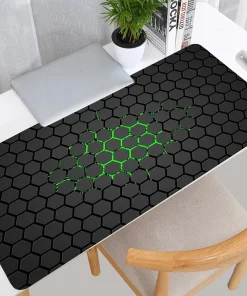 Alfombra de ratón hexagonal XXL para ordenador