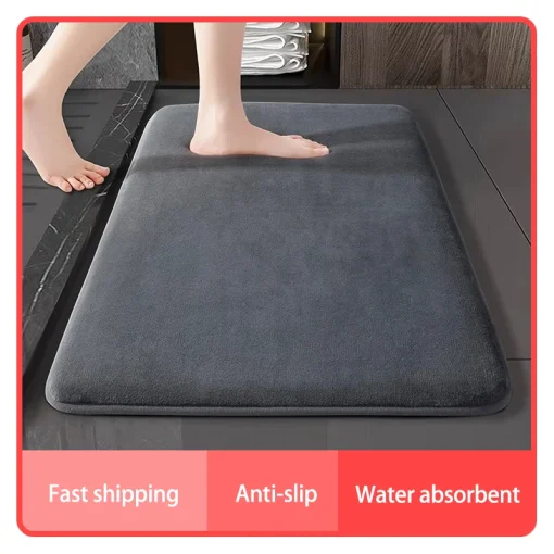 Alfombra súper absorbente para baño