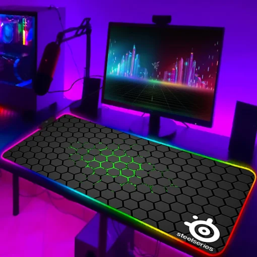 Alfombrilla XXL RGB para ratón Steelseries