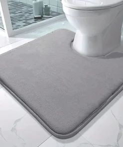 Alfombrilla antideslizante para baño en forma de U