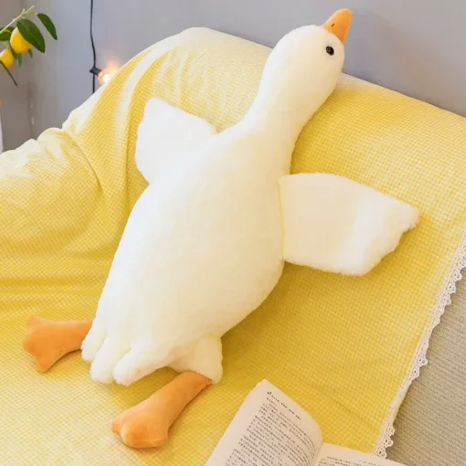 Almohada de pato de peluche de ganso suave de 50130CM