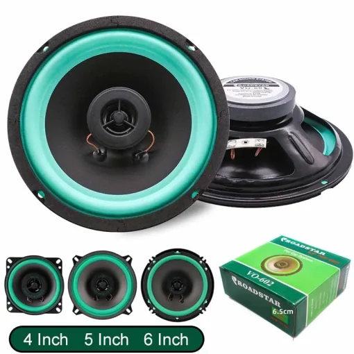 Altavoces coaxiales para coche de 456,5 pulgadas