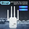 Amplificador de rango WiFi de doble red Elough