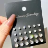 Aretes para boda (12 pares por juego)