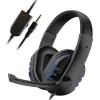 Auriculares con cable para Gaming PS4 de 3.5 mm