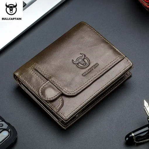 BULLCAPTAIN Cartera para hombre RFID