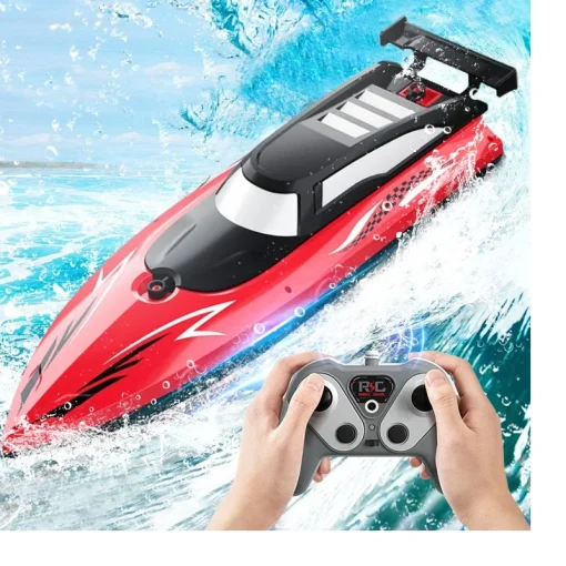 Barco RC eléctrico con mando a distancia