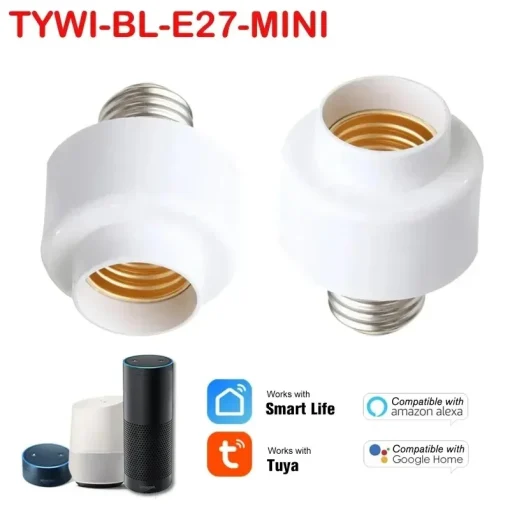 Base Adaptador Lámpara Inteligente E27 Tuya WiFi