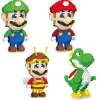 Bloques Anime Mario Yoshi Figuras Luigi Mini