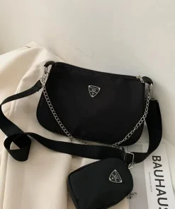 Bolsa bandolera de nailon para mujer