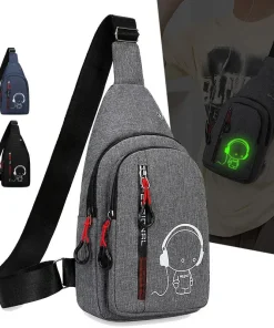 Bolso Bandolera de Pecho para Hombre 2024