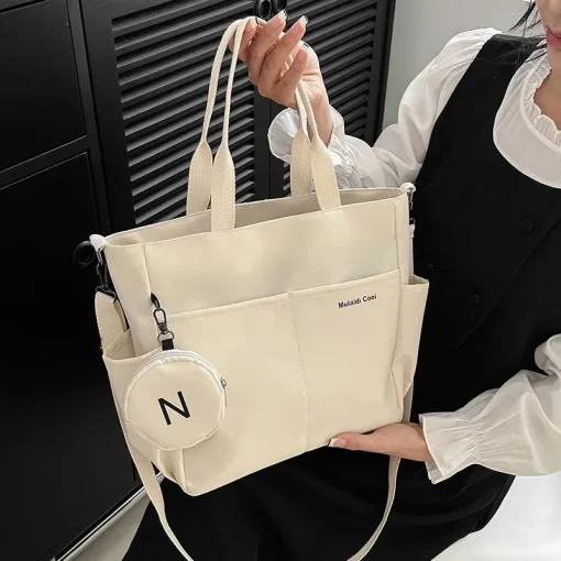 Bolso Messenger japonés de lona para mujer