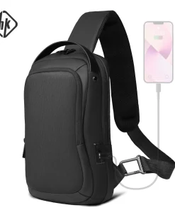 Bolso bandolera de gran capacidad para el pecho para hombre HK