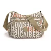 Bolso de hombro femenino de nylon impermeable