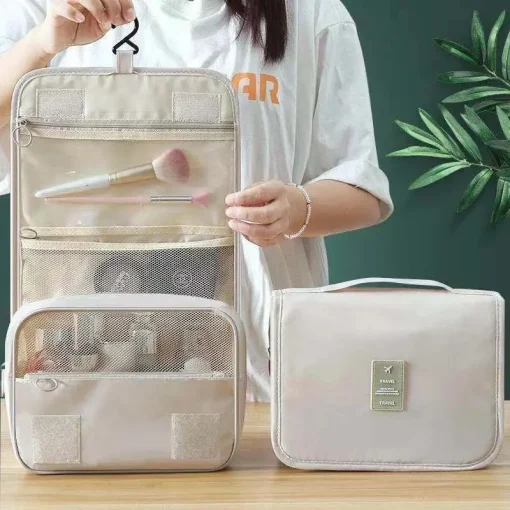 Bolso multifuncional de maquillaje para colgar