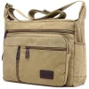 Bolsos de hombro casuales de lona para hombre