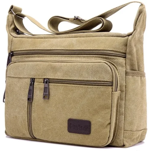 Bolsos de hombro de lona para hombre