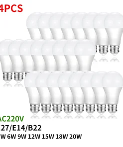 Bombillas LED 24 piezas E27 E14 B22