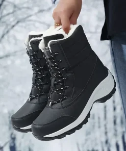 Botas Invierno Mujer Plataforma Cálidas Peludas