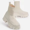 Botas Mujer Plataforma Blancas