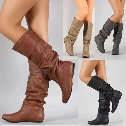 Botas de mujer planas de moda 2024