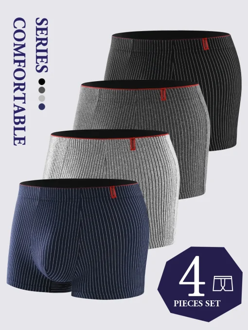 Boxers casuales suaves transpirables